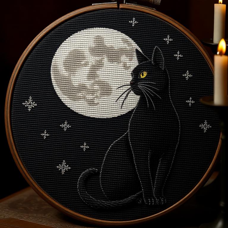 Witchy & Occult-Inspired cross stitch preview