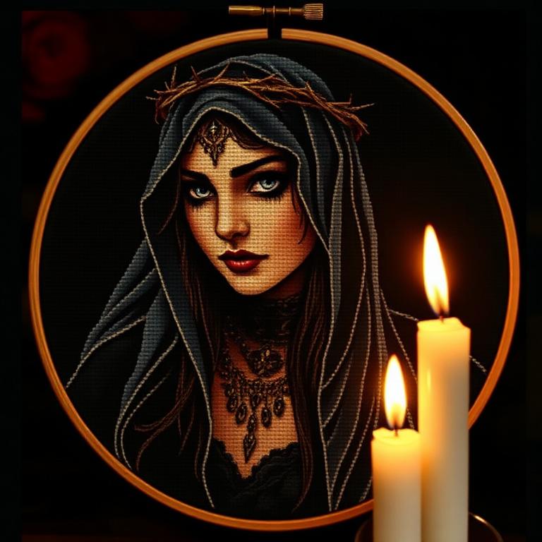 Gothic Portraits cross stitch preview